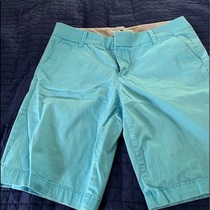 Blue Bermuda shorts